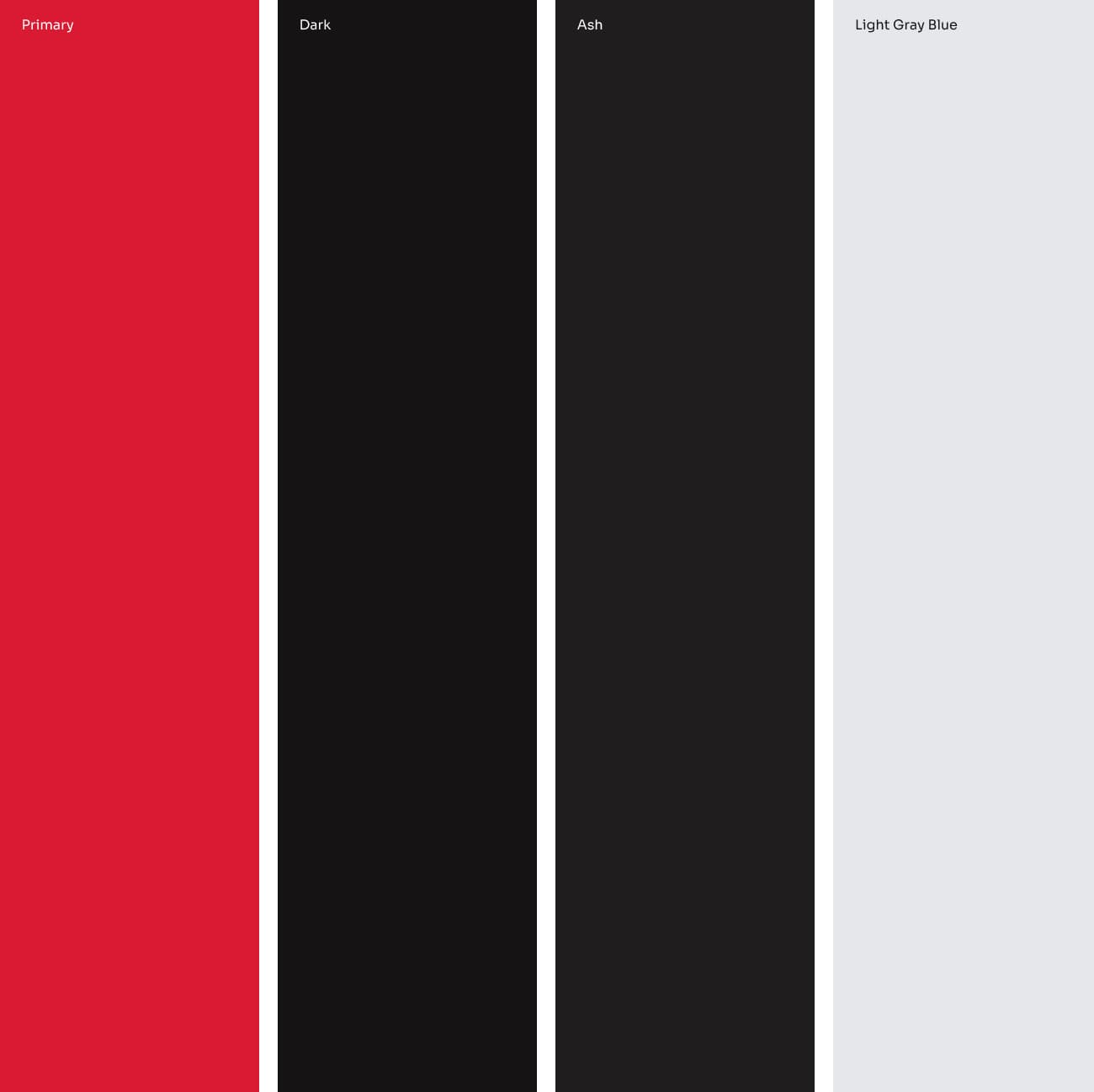 Color palette used in Carbon Tech Pro brand identity